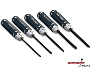 Wkrętak krzyżowy CNC PRO zestaw 5szt / XT-05199