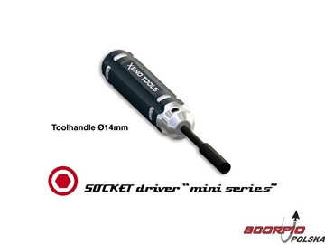 Wkrętak nasadkowy imbus CNC MINI 4.0mm / XT-06240