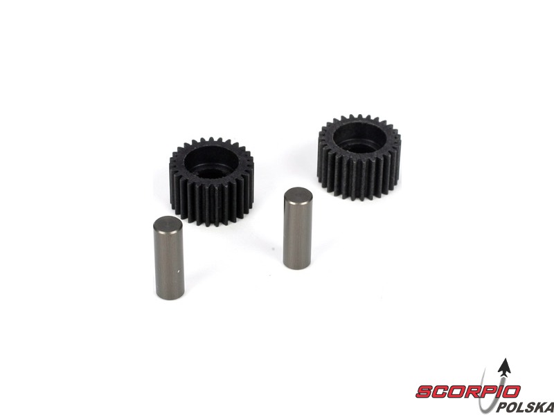 Pignon Intermédiaire Et Arbre Pour Team Losi Racing - Référence TLR2966, 2 Pièces - 9